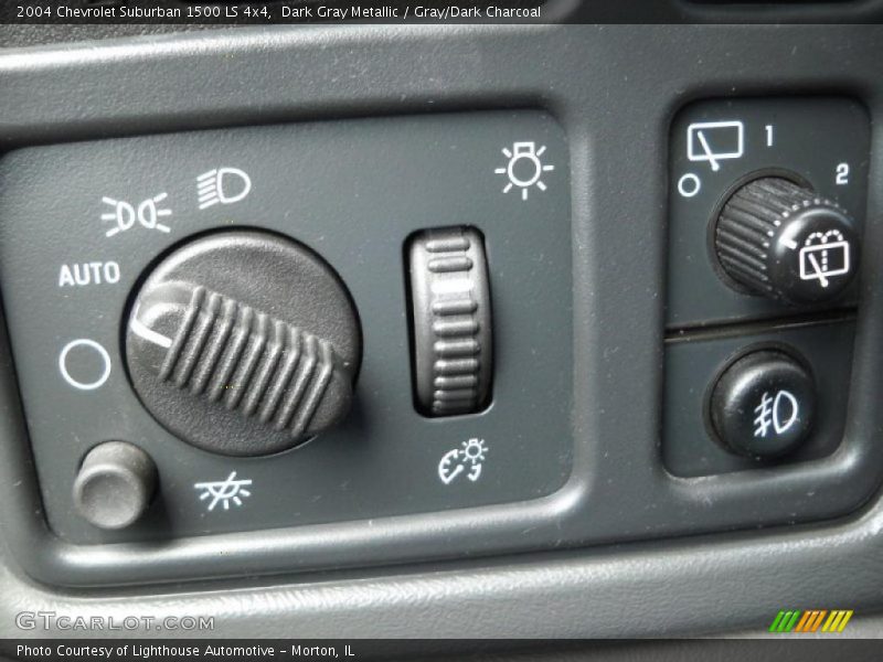 Dark Gray Metallic / Gray/Dark Charcoal 2004 Chevrolet Suburban 1500 LS 4x4