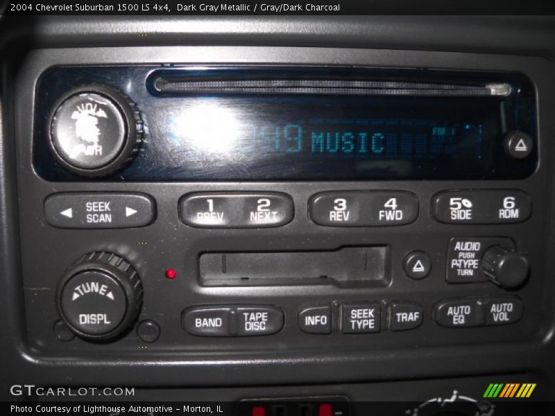Dark Gray Metallic / Gray/Dark Charcoal 2004 Chevrolet Suburban 1500 LS 4x4