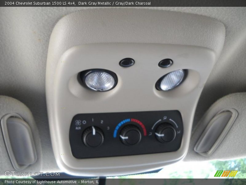 Dark Gray Metallic / Gray/Dark Charcoal 2004 Chevrolet Suburban 1500 LS 4x4