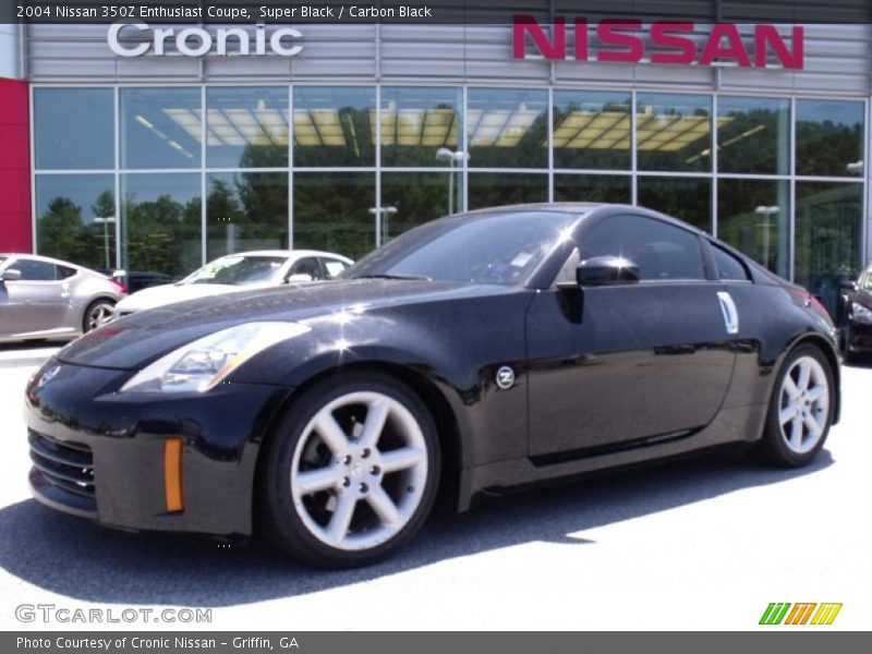 Super Black / Carbon Black 2004 Nissan 350Z Enthusiast Coupe