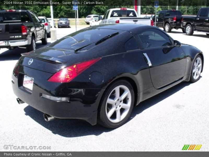 Super Black / Carbon Black 2004 Nissan 350Z Enthusiast Coupe