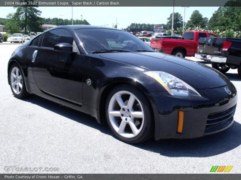 Super Black / Carbon Black 2004 Nissan 350Z Enthusiast Coupe