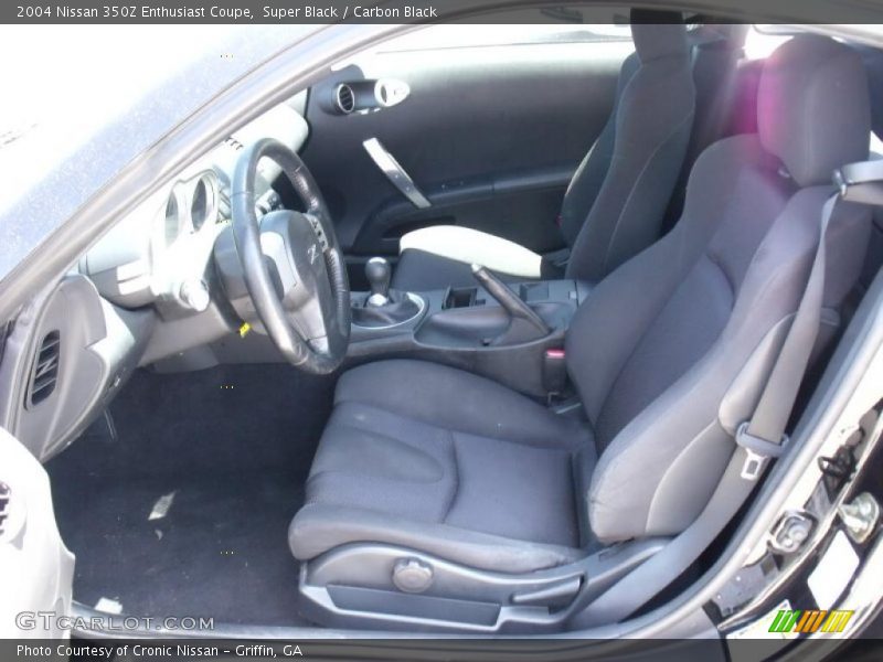 Super Black / Carbon Black 2004 Nissan 350Z Enthusiast Coupe