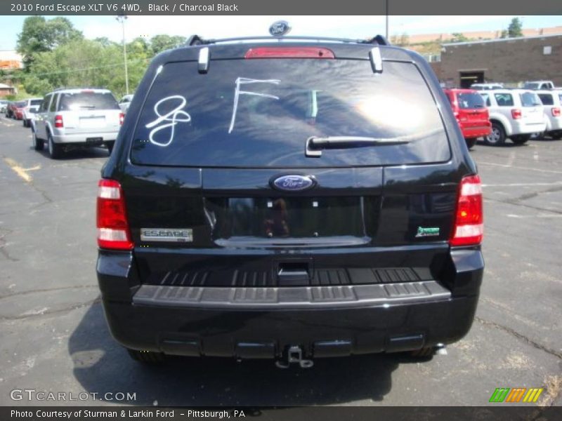 Black / Charcoal Black 2010 Ford Escape XLT V6 4WD