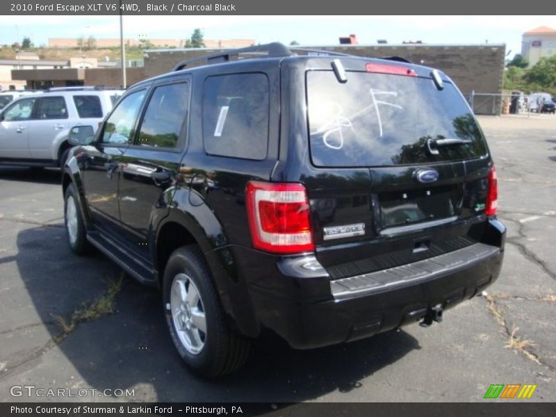 Black / Charcoal Black 2010 Ford Escape XLT V6 4WD