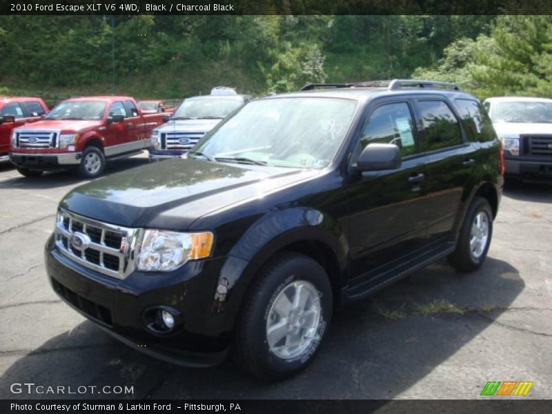 Black / Charcoal Black 2010 Ford Escape XLT V6 4WD