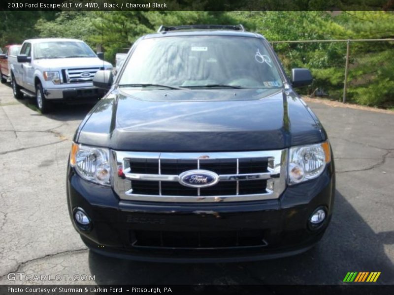 Black / Charcoal Black 2010 Ford Escape XLT V6 4WD