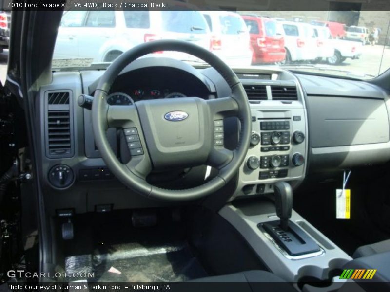 Black / Charcoal Black 2010 Ford Escape XLT V6 4WD