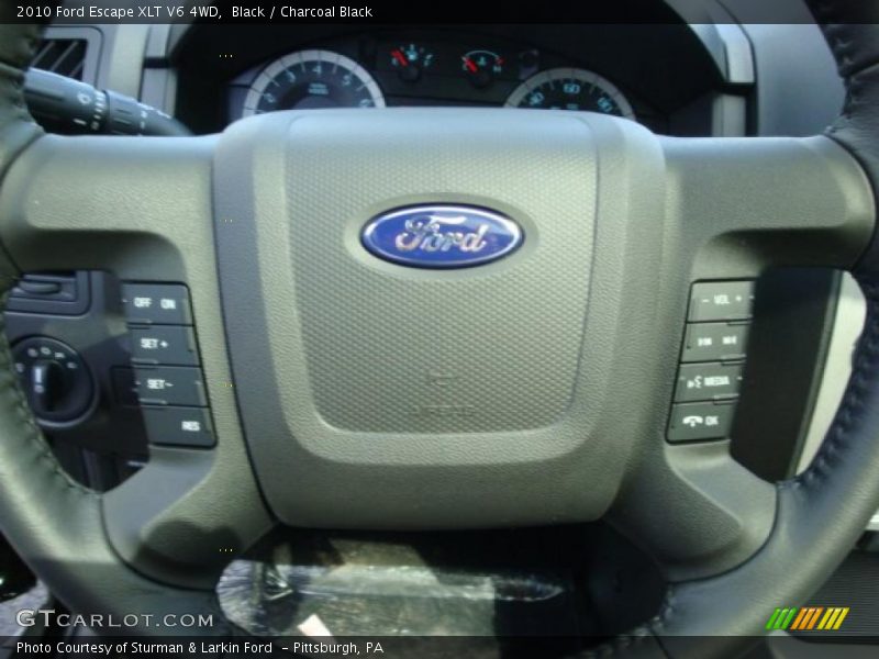 Black / Charcoal Black 2010 Ford Escape XLT V6 4WD