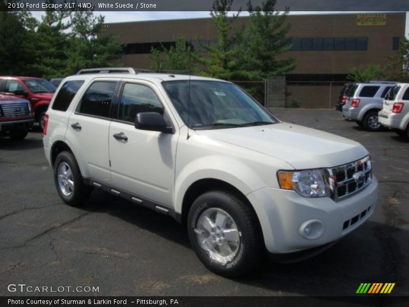 White Suede / Stone 2010 Ford Escape XLT 4WD