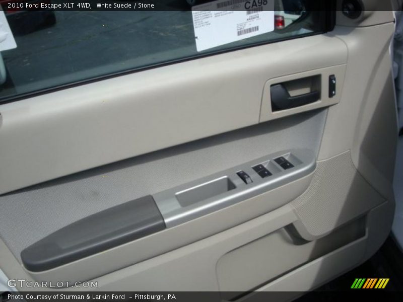 White Suede / Stone 2010 Ford Escape XLT 4WD