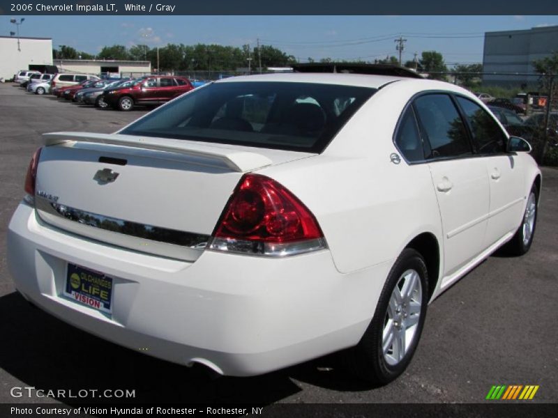 White / Gray 2006 Chevrolet Impala LT