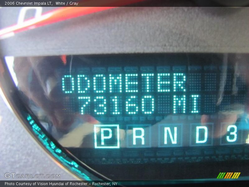 White / Gray 2006 Chevrolet Impala LT
