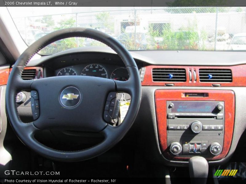 White / Gray 2006 Chevrolet Impala LT