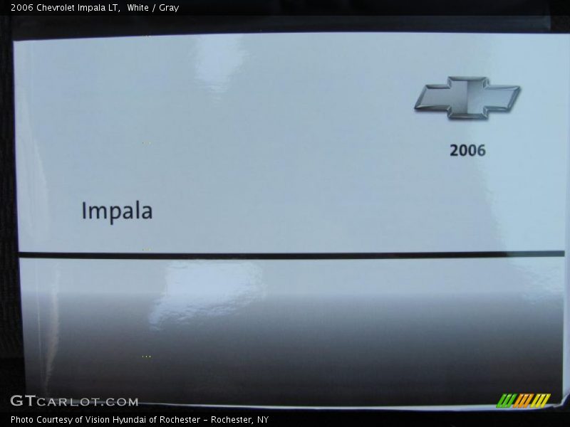 White / Gray 2006 Chevrolet Impala LT