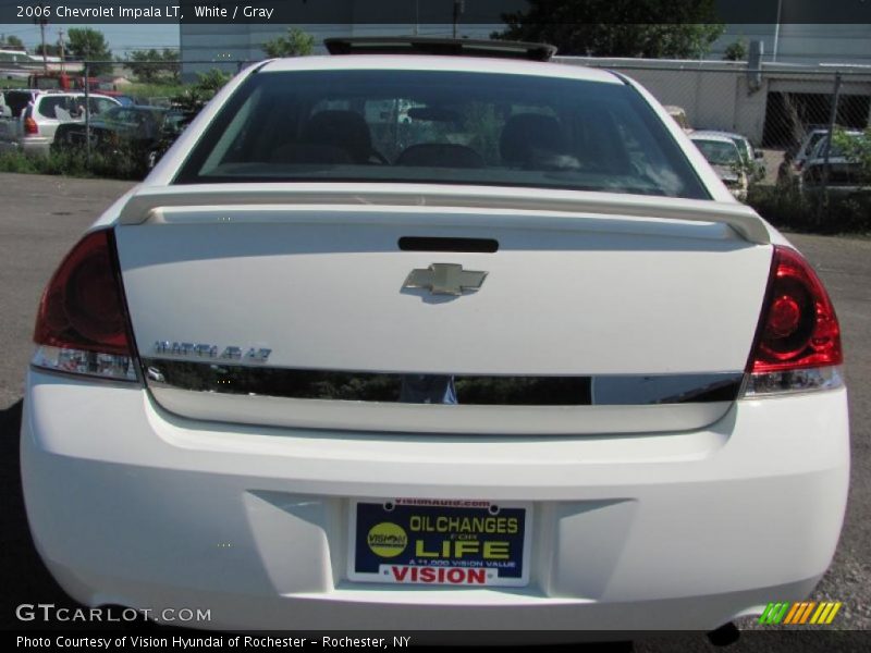 White / Gray 2006 Chevrolet Impala LT