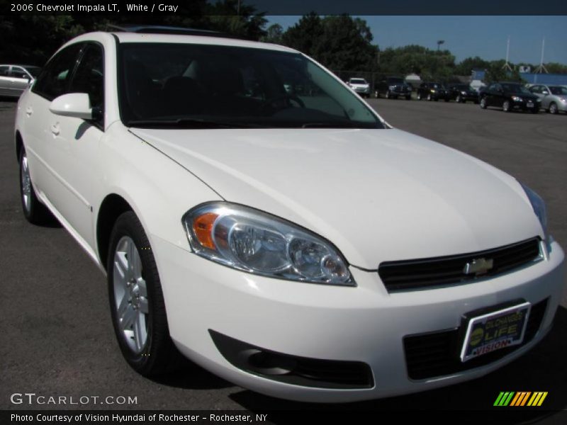 White / Gray 2006 Chevrolet Impala LT