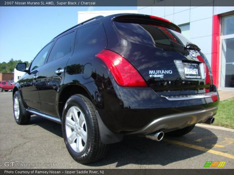 Super Black / Charcoal 2007 Nissan Murano SL AWD