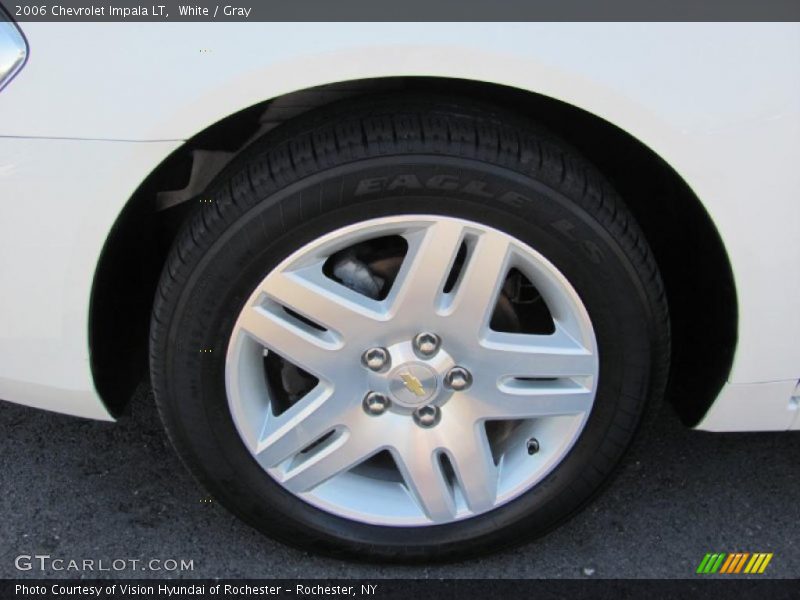 White / Gray 2006 Chevrolet Impala LT