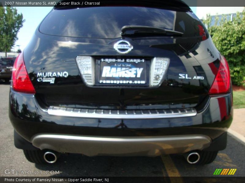 Super Black / Charcoal 2007 Nissan Murano SL AWD