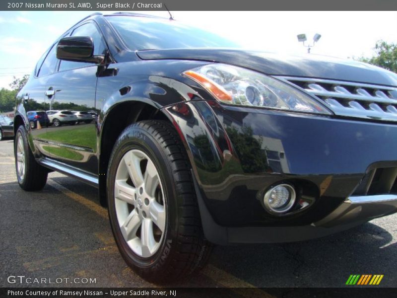 Super Black / Charcoal 2007 Nissan Murano SL AWD