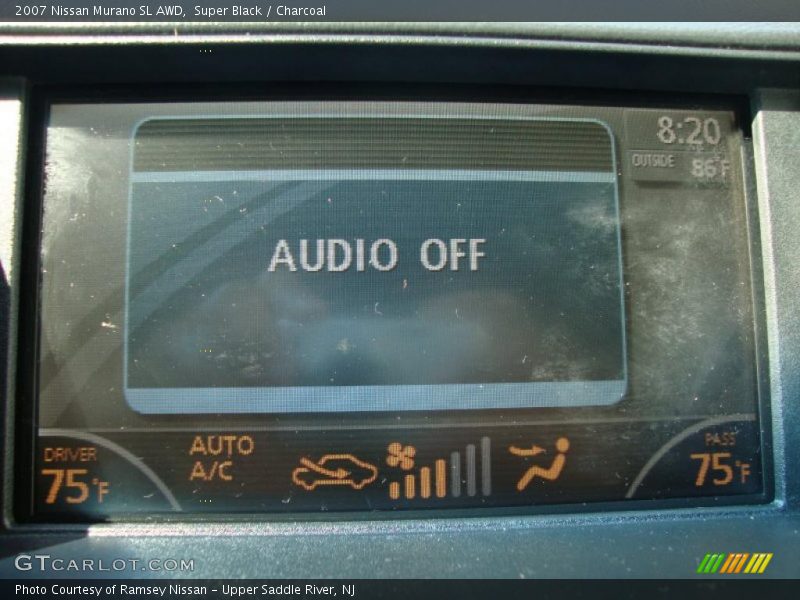 Super Black / Charcoal 2007 Nissan Murano SL AWD