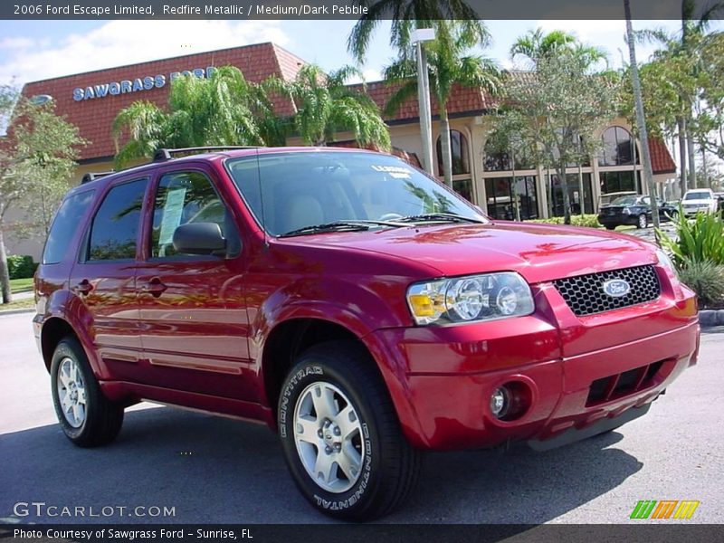 Redfire Metallic / Medium/Dark Pebble 2006 Ford Escape Limited