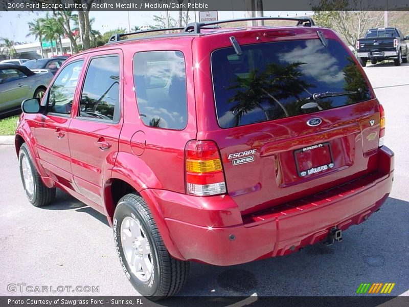 Redfire Metallic / Medium/Dark Pebble 2006 Ford Escape Limited
