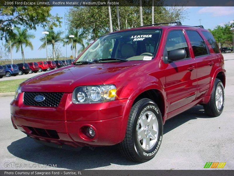 Redfire Metallic / Medium/Dark Pebble 2006 Ford Escape Limited