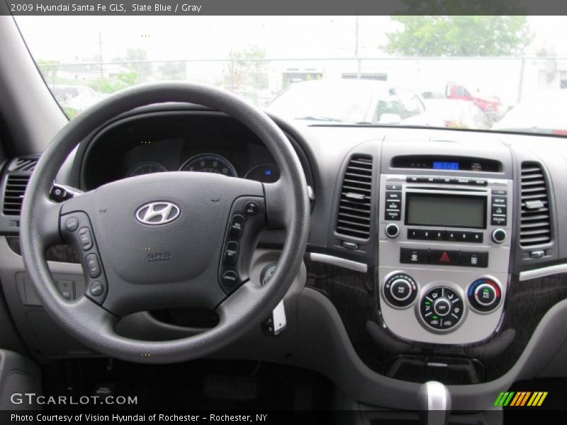 Slate Blue / Gray 2009 Hyundai Santa Fe GLS