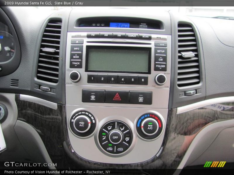 Slate Blue / Gray 2009 Hyundai Santa Fe GLS