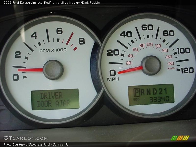 Redfire Metallic / Medium/Dark Pebble 2006 Ford Escape Limited