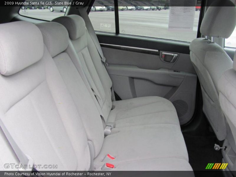 Slate Blue / Gray 2009 Hyundai Santa Fe GLS