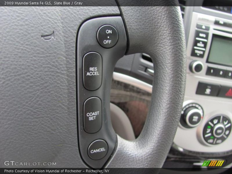 Slate Blue / Gray 2009 Hyundai Santa Fe GLS