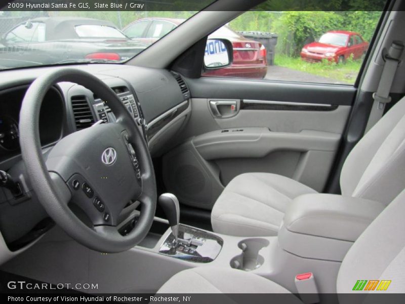 Slate Blue / Gray 2009 Hyundai Santa Fe GLS