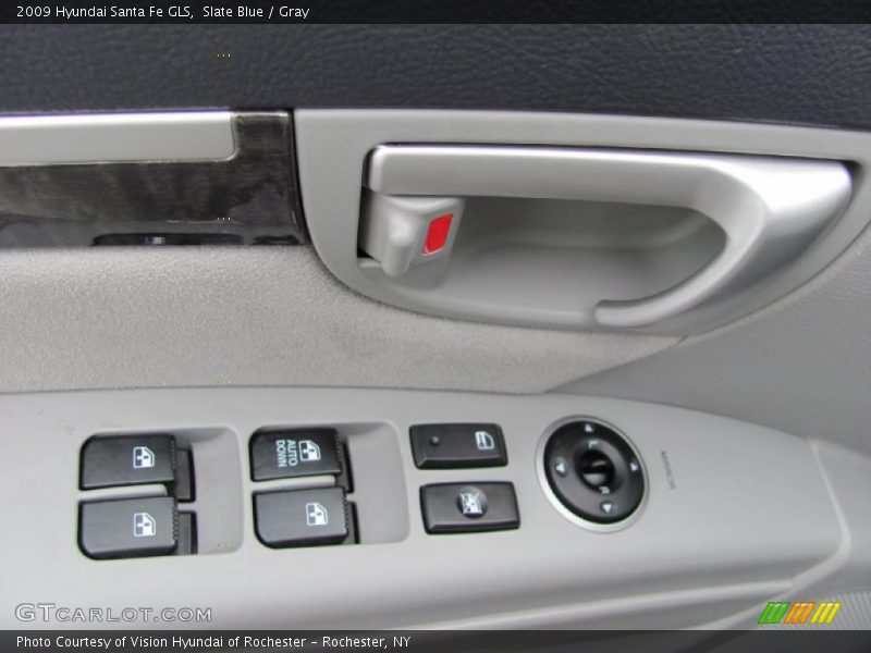 Slate Blue / Gray 2009 Hyundai Santa Fe GLS