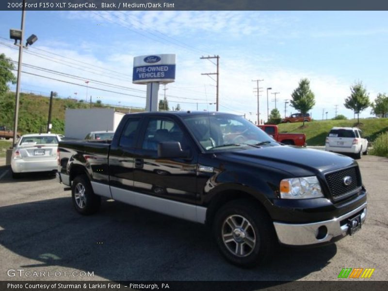 Black / Medium/Dark Flint 2006 Ford F150 XLT SuperCab