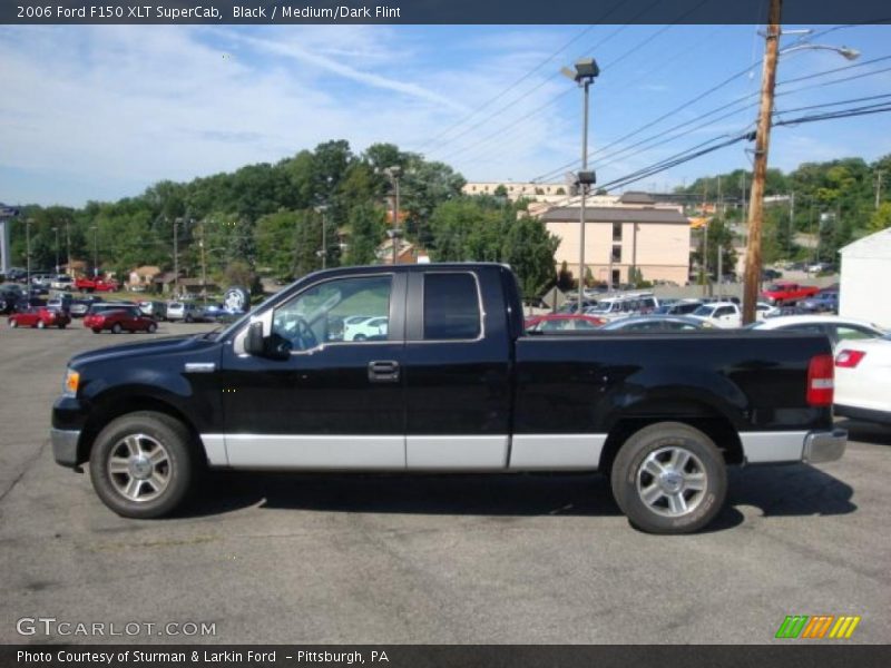 Black / Medium/Dark Flint 2006 Ford F150 XLT SuperCab