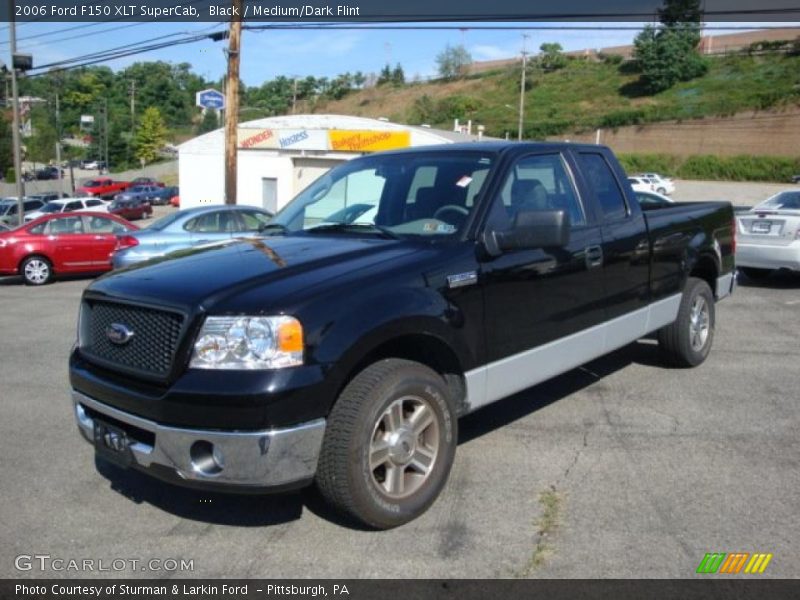 Black / Medium/Dark Flint 2006 Ford F150 XLT SuperCab