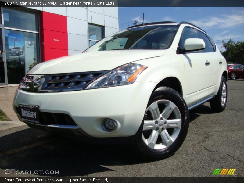 Glacier Pearl White / Cafe Latte 2007 Nissan Murano SL AWD