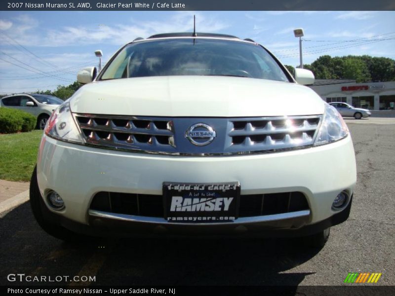 Glacier Pearl White / Cafe Latte 2007 Nissan Murano SL AWD