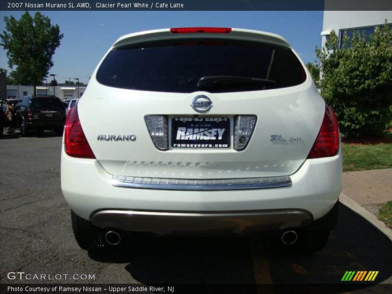 Glacier Pearl White / Cafe Latte 2007 Nissan Murano SL AWD