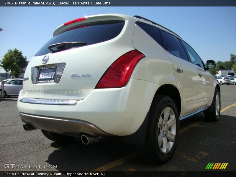 Glacier Pearl White / Cafe Latte 2007 Nissan Murano SL AWD