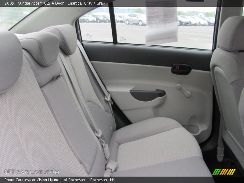 Charcoal Gray / Gray 2009 Hyundai Accent GLS 4 Door