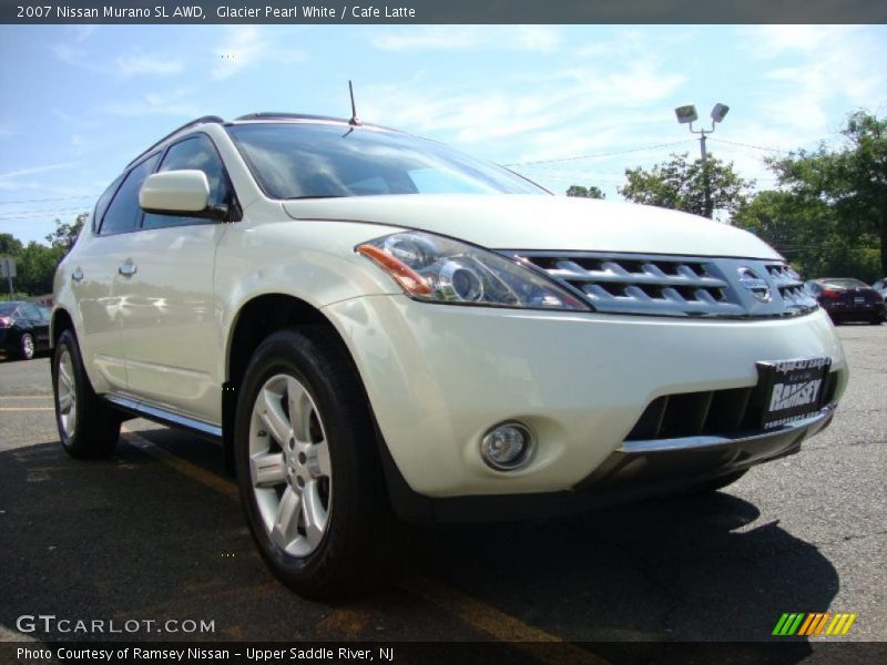 Glacier Pearl White / Cafe Latte 2007 Nissan Murano SL AWD