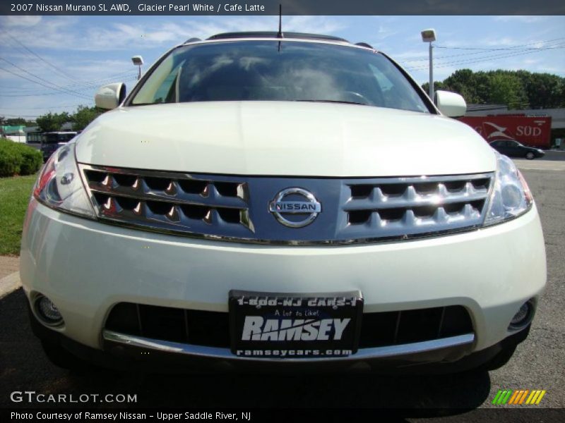 Glacier Pearl White / Cafe Latte 2007 Nissan Murano SL AWD