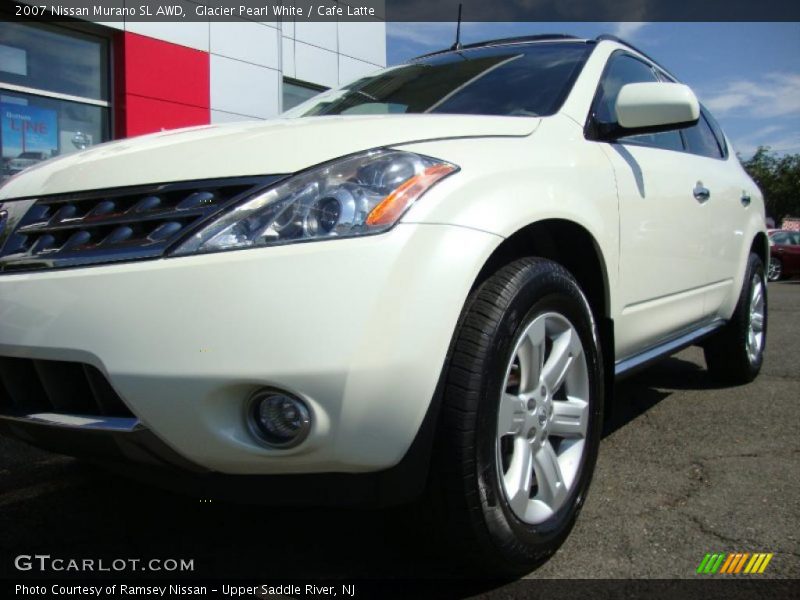 Glacier Pearl White / Cafe Latte 2007 Nissan Murano SL AWD