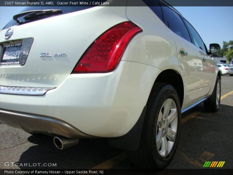 Glacier Pearl White / Cafe Latte 2007 Nissan Murano SL AWD