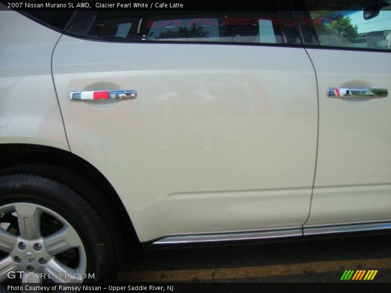 Glacier Pearl White / Cafe Latte 2007 Nissan Murano SL AWD