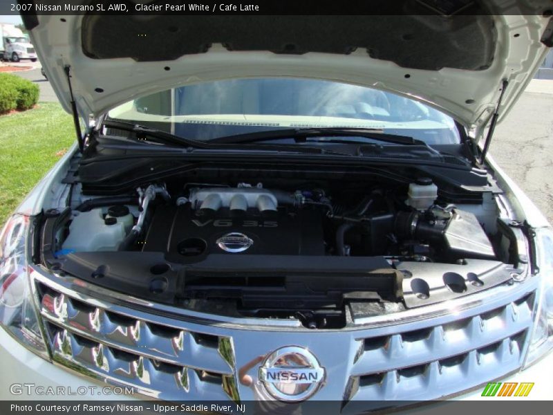 Glacier Pearl White / Cafe Latte 2007 Nissan Murano SL AWD